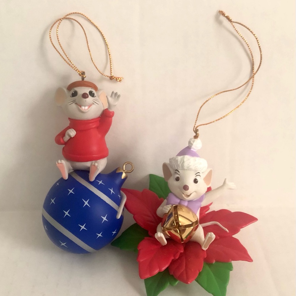 Vintage Grolier Disney Ornament set Rescue Rangers